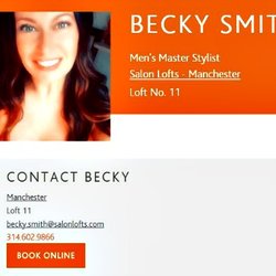 BECKY SMITH -Men's Master Stylist - #1 Hair Sylist