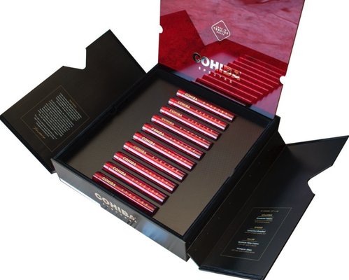 Cohiba Spectre 2021 Toro - The Cohiba Spectre 2021 Toro is a luxury, limited-edition cigar from one of the most renowned brands in the cigar world. Part of the prestigious Cohiba Spectre series, this cigar represents the pinnacle of cigar craftsmanship and is designed for connoisseurs who seek depth, complexity, and sophistication in their smoking experience.
Blend & Flavor Profile
The Cohiba Spectre 2021 Toro boasts a unique, complex blend that showcases the brand’s innovative approach to tobacco aging and fermentation. It features a Ecuadorian Sumatra wrapper paired with a Connecticut Broadleaf binder and an exclusive blend of Nicaraguan, Dominican, and Honduran fillers, some of which are aged for several years.
The result is a medium-to-full-bodied cigar with a layered, bold flavor profile that includes:
Rich, dark chocolate
Toasty cedar and spice
Subtle notes of earthiness and coffee
Sweet caramel and dried fruit
A touch of black pepper on the finish
Each puff offers a smooth, well-balanced combination of flavors, with nuances evolving throughout the smoking experience.
Construction & Smoking Experience
The Cohiba Spectre 2021 Toro is a 6” x 54 Toro with a beautifully crafted construction that reflects the high standards of the Cohiba brand. This cigar provides:
A flawless draw and even burn
Generous smoke output
A slow, steady burn that allows for a relaxed and enjoyable experience
A long, smooth finish with subtle spicy undertones
The Spectre 2021 is the perfect choice for those looking for a cigar that offers both refinement and complexity, making it ideal for a special occasion or a truly indulgent experience.
Who Should Smoke It?
The Cohiba Spectre 2021 Toro is best suited for experienced cigar aficionados who appreciate fine cigars with intricate blends and bold, evolving flavors. Its rich, complex profile pairs wonderfully with premium spirits, such as aged rum, whiskey, or a dark espresso. Given its limited-edition status, it's also a collector's item and an excellent choice for those seeking a luxury smoking experience. Cohiba Spectre 2021 Toro - The Cohiba Spectre 2021 Toro is a luxury, limited-edition cigar from one of the most renowned brands in the cigar world. Part of the prestigious Cohiba Spectre series, this cigar represents the pinnacle of cigar craftsmanship and is designed for connoisseurs who seek depth, complexity, and sophistication in their smoking experience.
Blend & Flavor Profile
The Cohiba Spectre 2021 Toro boasts a unique, complex blend that showcases the brand’s innovative approach to tobacco aging and fermentation. It features a Ecuadorian Sumatra wrapper paired with a Connecticut Broadleaf binder and an exclusive blend of Nicaraguan, Dominican, and Honduran fillers, some of which are aged for several years.
The result is a medium-to-full-bodied cigar with a layered, bold flavor profile that includes:
Rich, dark chocolate
Toasty cedar and spice
Subtle notes of earthiness and coffee
Sweet caramel and dried fruit
A touch of black pepper on the finish
Each puff offers a smooth, well-balanced combination of flavors, with nuances evolving throughout the smoking experience.
Construction & Smoking Experience
The Cohiba Spectre 2021 Toro is a 6” x 54 Toro with a beautifully crafted construction that reflects the high standards of the Cohiba brand. This cigar provides:
A flawless draw and even burn
Generous smoke output
A slow, steady burn that allows for a relaxed and enjoyable experience
A long, smooth finish with subtle spicy undertones
The Spectre 2021 is the perfect choice for those looking for a cigar that offers both refinement and complexity, making it ideal for a special occasion or a truly indulgent experience.
Who Should Smoke It?
The Cohiba Spectre 2021 Toro is best suited for experienced cigar aficionados who appreciate fine cigars with intricate blends and bold, evolving flavors. Its rich, complex profile pairs wonderfully with premium spirits, such as aged rum, whiskey, or a dark espresso. Given its limited-edition status, it's also a collector's item and an excellent choice for those seeking a luxury smoking experience.