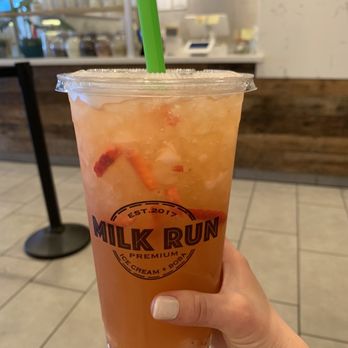 Milk Run - Strawberry Lychee Jasmine Tea - Coffee & Tea Near Me - Phoenix, Arizona Milk Run - Strawberry Lychee Jasmine Tea - Coffee & Tea Near Me - Phoenix, Arizona