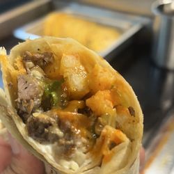 Fatty Boy Tacos - Cali burrito  asada with french fries