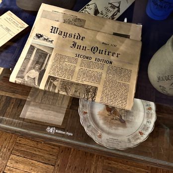 Larrick's Tavern at Wayside Inn - Small historical displays enlighten and entertain one on a wander about the inn. - American Near Me - Middletown, Virginia