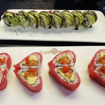 Shogun - Green Dragon (top) and Love Roll (bottom). - Seafood Near Me - Tampa Bay, Florida