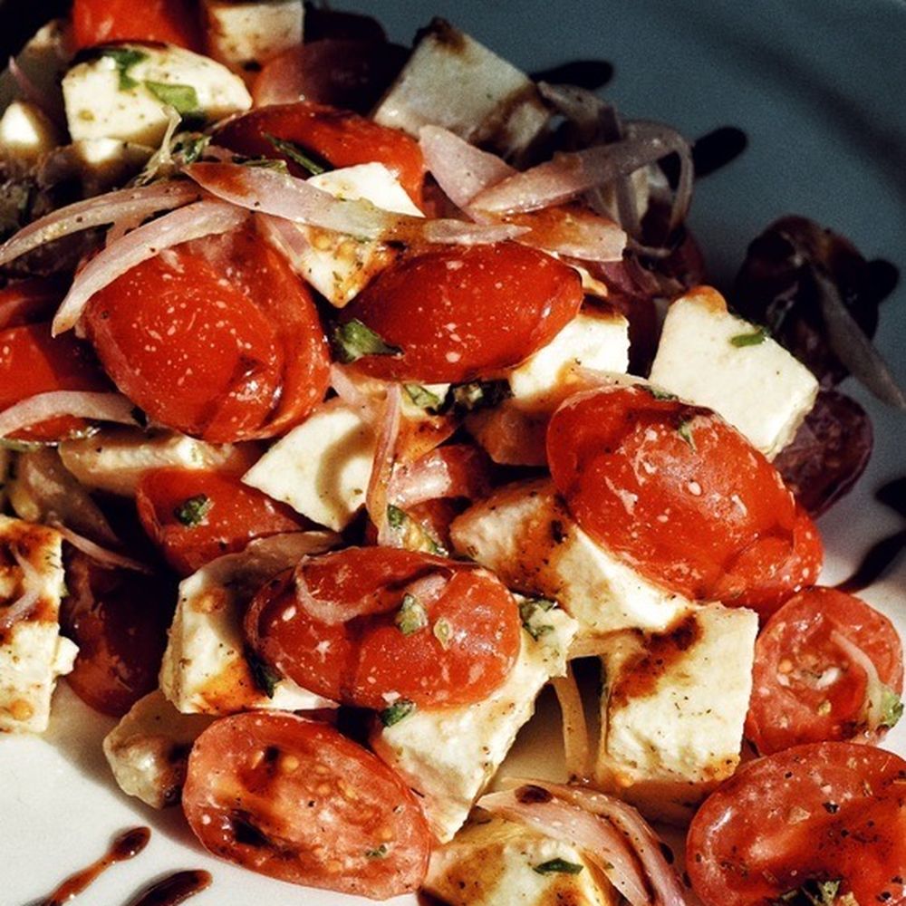 Sprezzatura - Little caprese to start. - Pizza Near Me - Vancouver, British Columbia