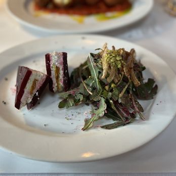 Bistro Arancini - Beet Salad ( more like a beet goat cheese sandwich) - Italian Near Me - Burlingame, California Bistro Arancini - Beet Salad ( more like a beet goat cheese sandwich) - Italian Near Me - Burlingame, California