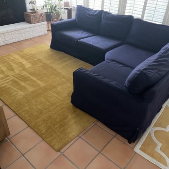 In Touch Carpet Care - Sectional and yellow wool rug! - Carpet Cleaning Near Me In Touch Carpet Care - Sectional and yellow wool rug! - Carpet Cleaning Near Me