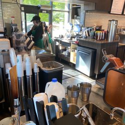 Starbucks - Waiting for a croissant