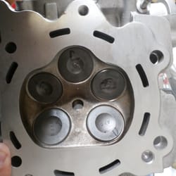 New Wave Powersports - Serdi Valve machining and resurfacing installed new OEM Yamaha Valves
