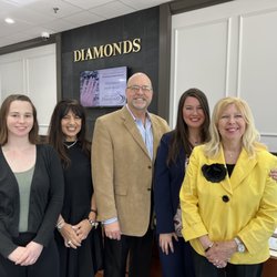 Bay Area Diamond Co - Mundelein - L to R Emily (in-house goldsmith)  Sandie (sales associate)  Bill (store manager) Brianne (sales associate) Marla (sales associate)