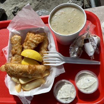 Barbara's Fishtrap - fish & chips, bowl of clam chowder - Seafood Near Me - Half Moon Bay, California Barbara's Fishtrap - fish & chips, bowl of clam chowder - Seafood Near Me - Half Moon Bay, California
