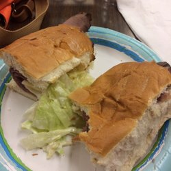 Fudge's Sub Shop - My roast beef sub.