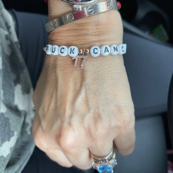 Falls jewelers - My bracelet put on a gold chain with my cancer free date in diamonds - Jewelry Near Me - Pembroke Pines, Florida