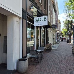 Sage Mediterranean Cuisine - Outside signage