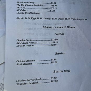 KC Chachos - menu - Mexican Near Me KC Chachos - menu - Mexican Near Me