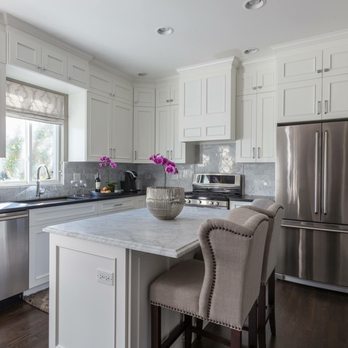Distinctive Kitchen Designs - white cabinetry - General Contractors Near Me