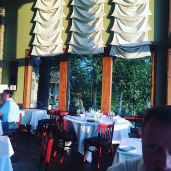 Table at Crestwood - Cute but we're pretty sure these are pillow cases - Southern Near Me - Boone, North Carolina
