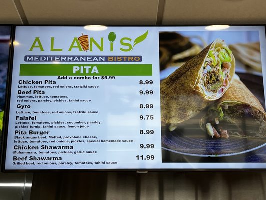 Menu photo 4 Alanis Mediterranean Bistro Cranston, RI