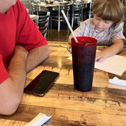 Hello Deli - My son was enjoying the friendly environment