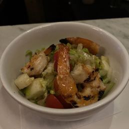 Camarones Con Ensalada De Palmitos Camarones Con Ensalada De Palmitos