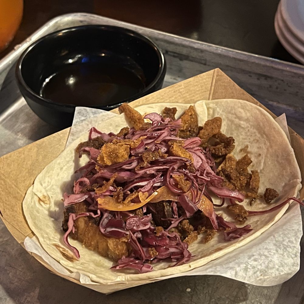 Vinyl Taco - Pork Belly Agridulce Taco - Tapas/Small Plates Near Me - Fargo, North Dakota Vinyl Taco - Pork Belly Agridulce Taco - Tapas/Small Plates Near Me - Fargo, North Dakota