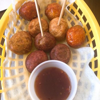 DAKZEN - Fried fish, pork and beef balls - Thai Near Me - Somerville, Massachusetts DAKZEN - Fried fish, pork and beef balls - Thai Near Me - Somerville, Massachusetts