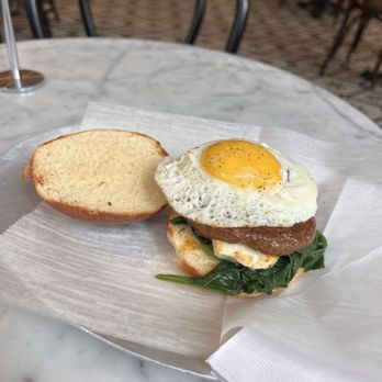 Tatte Bakery & Cafe | Pier 4 - Breakfast sandwich with halloumi cheese and sausage - Coffee & Tea Near Me - Boston, Massachusetts Tatte Bakery & Cafe | Pier 4 - Breakfast sandwich with halloumi cheese and sausage - Coffee & Tea Near Me - Boston, Massachusetts