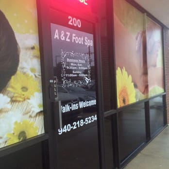 A&Z Foot Spa - Entrance Door - Massage Near Me - Lewisville, Texas