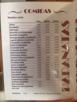 Menu photo 3 Papanatas Seville, SE Menu photo 3 Papanatas Seville, SE