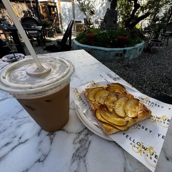 Yellow Jersey - Apple tart and iced latte. - Bakeries Near Me - Hermosa Beach, California Yellow Jersey - Apple tart and iced latte. - Bakeries Near Me - Hermosa Beach, California