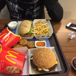 McDonald's - Quarter pounder with Big Mac sauce.and chicken legend