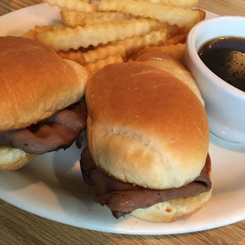 Bonfire bar & Grill - This is supposed to be a "piled high" French dip but it was so flat and only has two slices of roast beef. Very disappointing. - Desserts Near Me - Litchfield, Minnesota Bonfire bar & Grill - This is supposed to be a "piled high" French dip but it was so flat and only has two slices of roast beef. Very disappointing. - Desserts Near Me - Litchfield, Minnesota