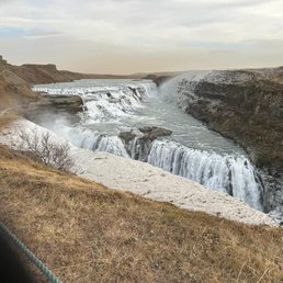 One of many spectacular waterfalls