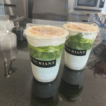 Luxuriant Coffee - Iced crème brûlée matcha latte - Coffee & Tea Near Me - Riverside, California Luxuriant Coffee - Iced crème brûlée matcha latte - Coffee & Tea Near Me - Riverside, California