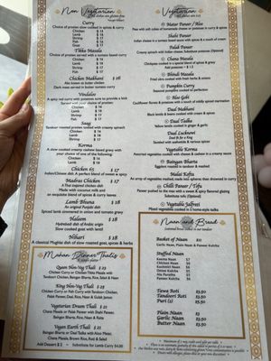 Menu photo 1 Mahan Indian Restaurant Alhambra, CA