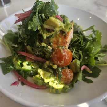 Olive & Thyme - Grilled Salmon with Avocado Salad - Sandwiches Near Me - Toluca Lake, California Olive & Thyme - Grilled Salmon with Avocado Salad - Sandwiches Near Me - Toluca Lake, California