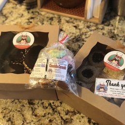 Homemade Whoopie Pies, Mints & Caramels, Jam-filled butter cookies and lemon squares!