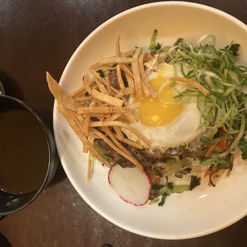 Arario Midtown - Their version of the loco moco with the gravy on the side - Korean Near Me - Reno, Nevada