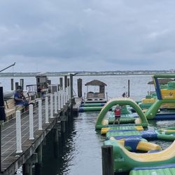 Totally Tubular Watersports & AQUA PARK - Benches along the side to watch!