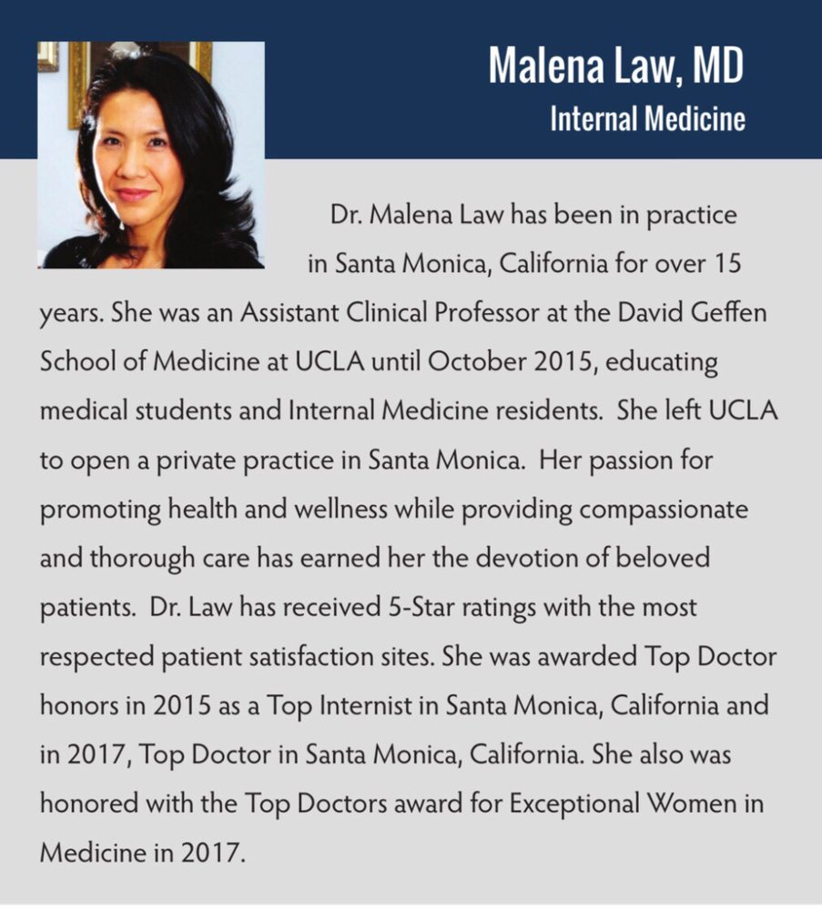 Malena Law, MD - patient advocate in Santa Monica, CA