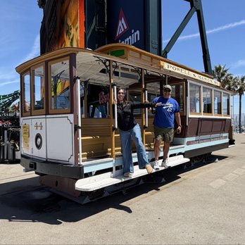 Oracle Park - My daughter Lauren and I on a cable car prop at the stadium - Stadiums & Arenas Near Me - San Francisco, California Oracle Park - My daughter Lauren and I on a cable car prop at the stadium - Stadiums & Arenas Near Me - San Francisco, California