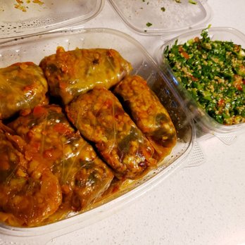 NOVA Market & Catering - vegetarian stuffed cabbage and tabouleh Reminds me of my grandmother's cooking. Amazing. - Grocery Near Me - Glendale, California NOVA Market & Catering - vegetarian stuffed cabbage and tabouleh Reminds me of my grandmother's cooking. Amazing. - Grocery Near Me - Glendale, California
