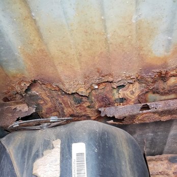 906 Motors - Rust on frame of truck bought from Prised Auto. It was sold in an unsafe condition and cannot be driven. - Auto Repair Near Me - Gladstone, Michigan 906 Motors - Rust on frame of truck bought from Prised Auto. It was sold in an unsafe condition and cannot be driven. - Auto Repair Near Me - Gladstone, Michigan