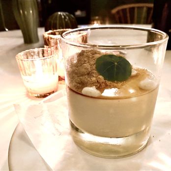 Forsythia - Banana pot de creme - Modern European Near Me - Philadelphia, Pennsylvania