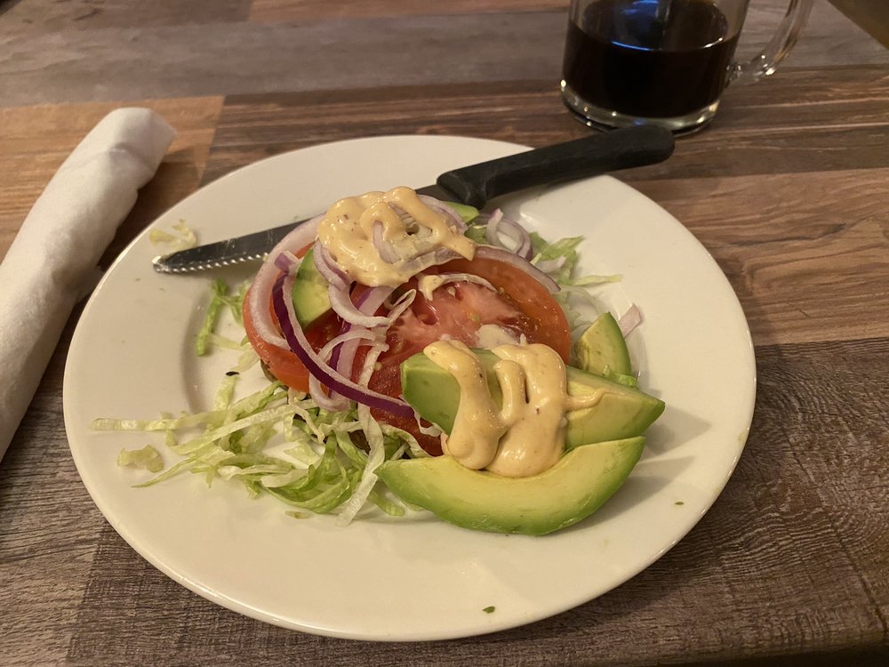 Food from Roberto's Log Cabin