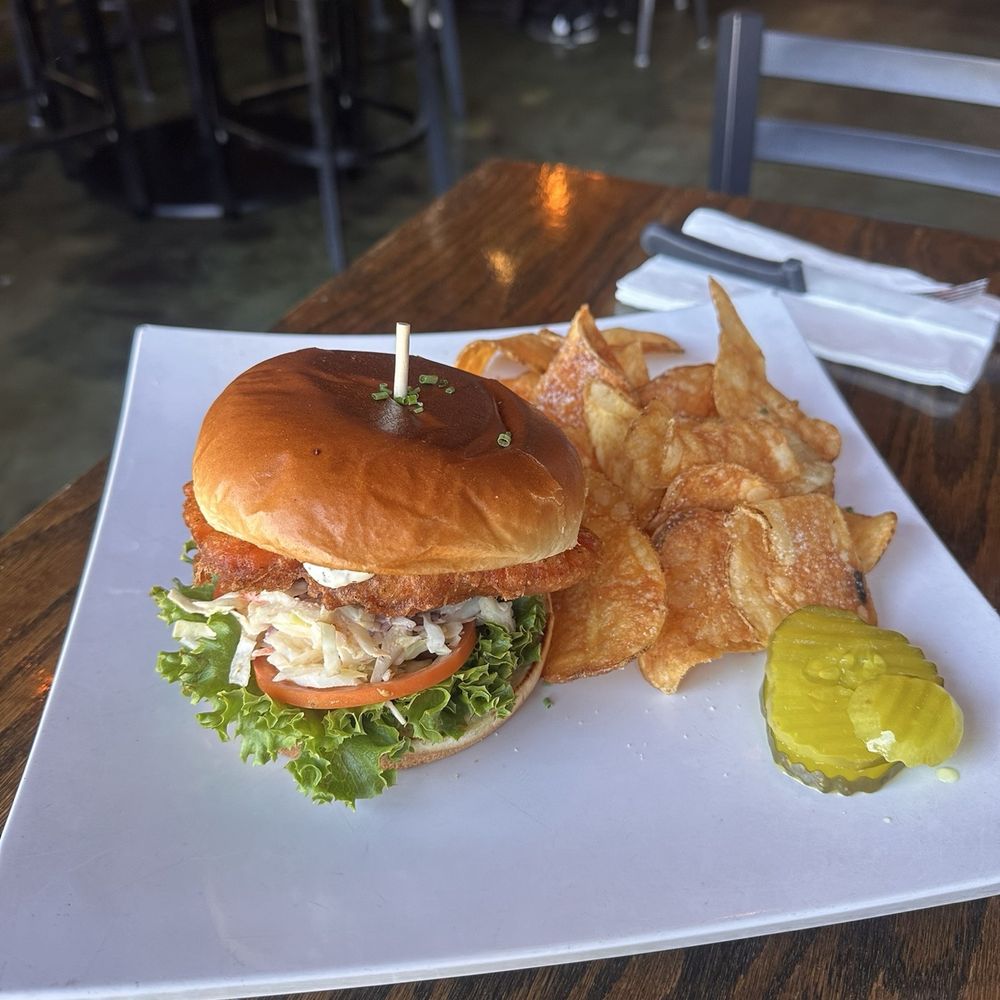 Barrel Mountain Brewing - Fish sandwich - New American Near Me - Battle Ground, Washington