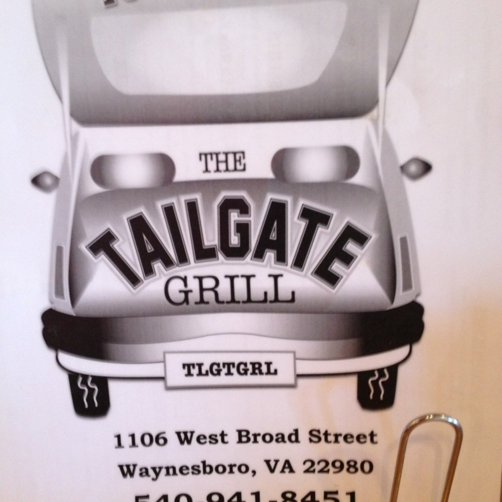Tailgate Grill - Front of menu - Burgers Near Me - Waynesboro, Virginia Tailgate Grill - Front of menu - Burgers Near Me - Waynesboro, Virginia