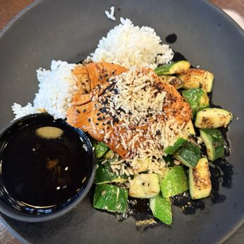 Dupont Centre Cafe - Honey Ginger Salmon - Beer, Wine & Spirits Near Me - Irvine, California Dupont Centre Cafe - Honey Ginger Salmon - Beer, Wine & Spirits Near Me - Irvine, California