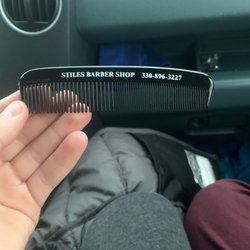 Stiles Barber Shop - He gave me some Combs for my hair