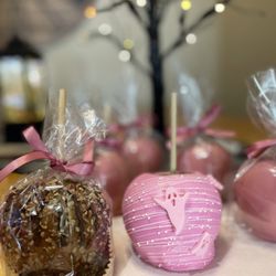 Sprinkle Me Sweets - Caramel chocolate covered apples