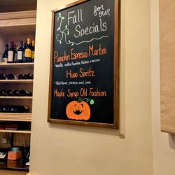 Harbor House Northport - Fall specials drinks