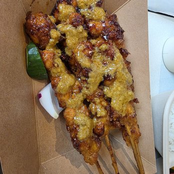 John 316 Malaysian Delight - Chicken satay - very good! - Malaysian Near Me - Richmond, British Columbia